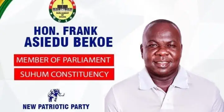 One Year in Office: Here are achievements of the Suhum MP, Frank Asiedu Bekoe