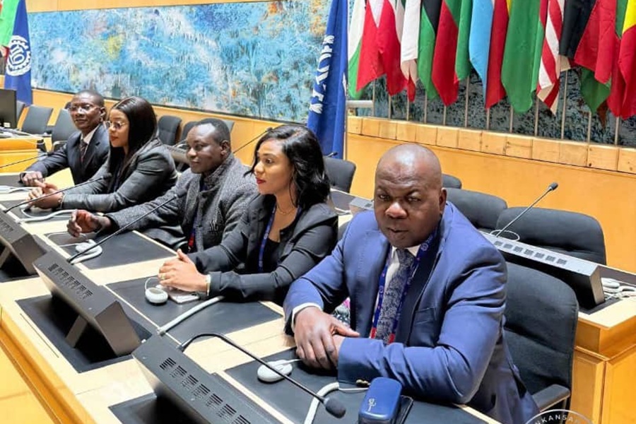 Frank Asiedu Bekoe, MP, in Switzerland for Global Labour Conference