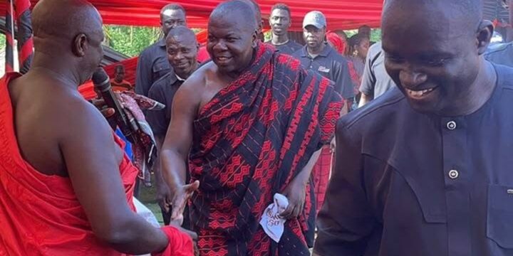 Suhum MP Frank Asiedu Bekoe Mourns With Bereaved Families in Suhum, Nankese
