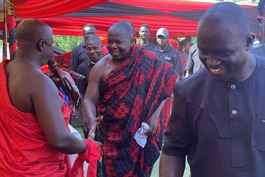 Suhum MP Frank Asiedu Bekoe Mourns With Bereaved Families in Suhum, Nankese